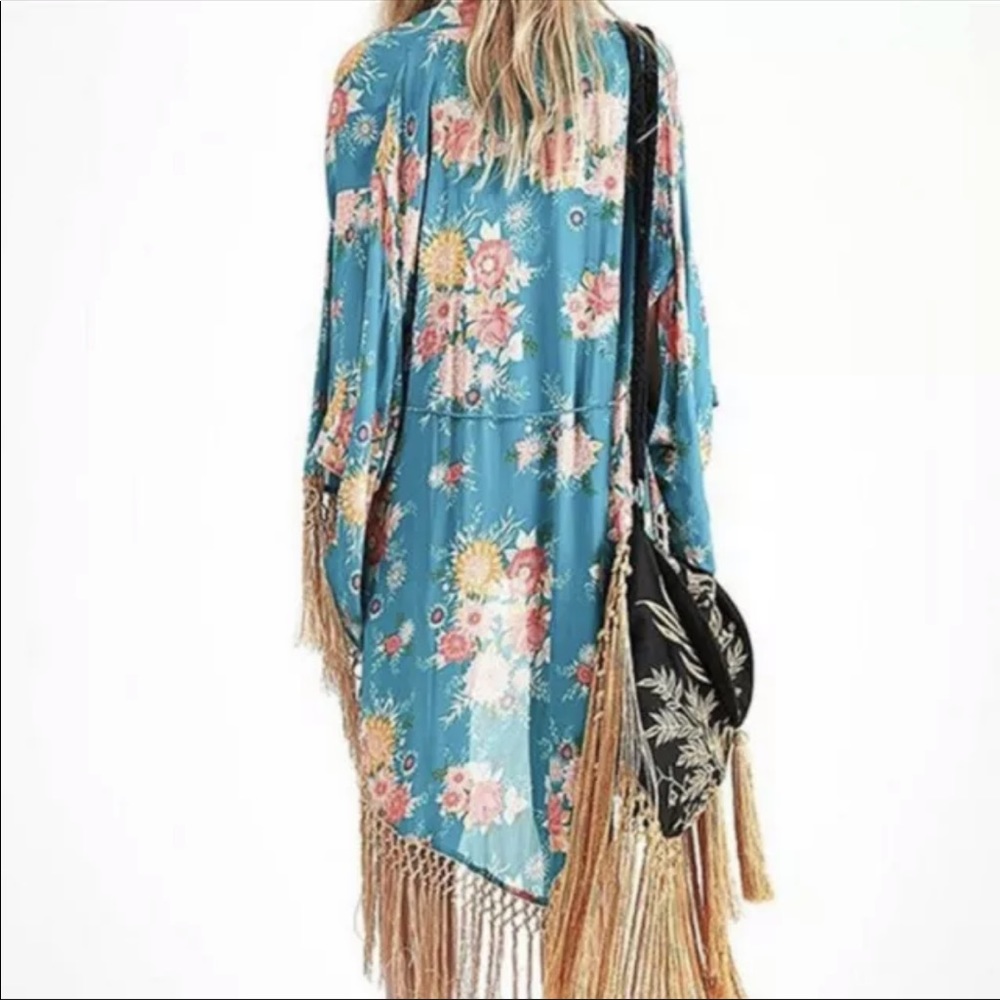 🚫SOLD🚫SPELL & GYPSY COLLECTIVE JAGGER KIMONO UNICORN - Picture 4 of 12